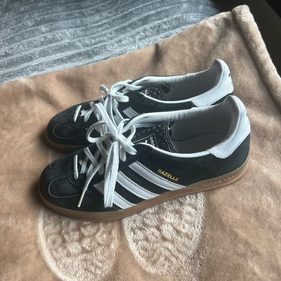 Adidas Gazelle Black and White Sneakers - Picture 2 of 7